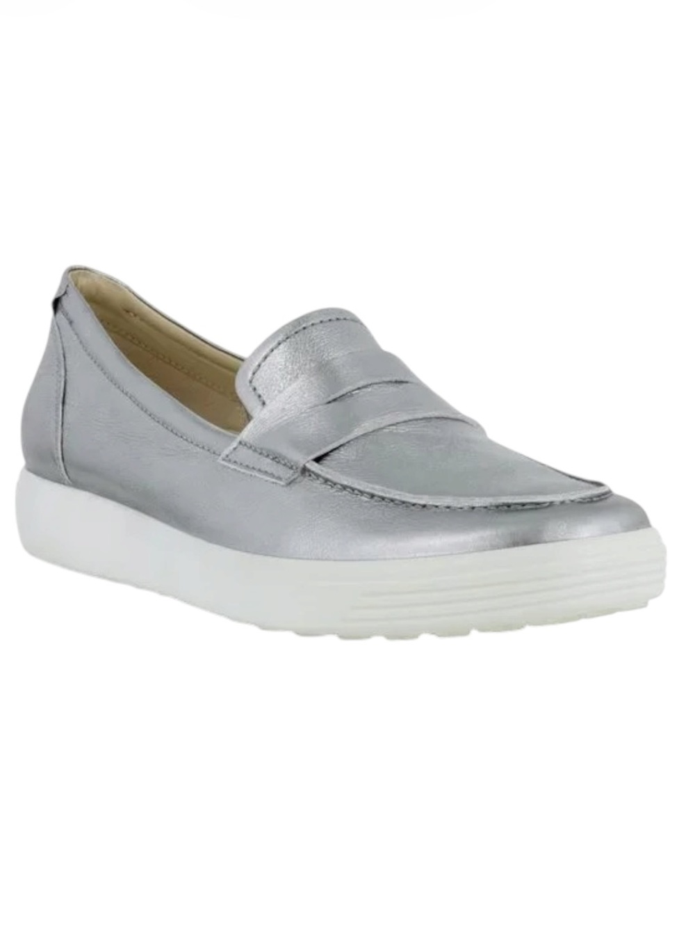 ECCO Silver Soft 7 Penny Loafer Size US: 8-8.5